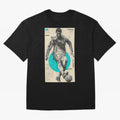 Futuristic Cristiano Ronaldo Illustration ¨C Cyber-Tech Football Art Oversized T-Shirt Remember FIFA World Cup 2026 Featuring Haaland, France Energy, Supporter Pride, Iconic Celebrations, Legendary Names and Global Match Day Energy; Made for Die