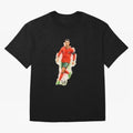 CR7 Cristiano Ronaldo a powerful moment artwork Oversized T-Shirt Bring Bold Fan Energy to FIFA World Cup 2026 for Fans of Neymar and Argentina, France and Brazil, Bringing Stadium Memories, Football Loyalty, International Chants and Championship