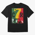 Portugal The Goat CR 7 World Cup 2026 Oversized T-Shirt Capture Stadium Memories from Global Football Passion for FIFA World Cup 2026 USA Canada Mexico, Filled with Neymar, Argentina, France and Brazil, Game Day Rituals, Football Legends, Country