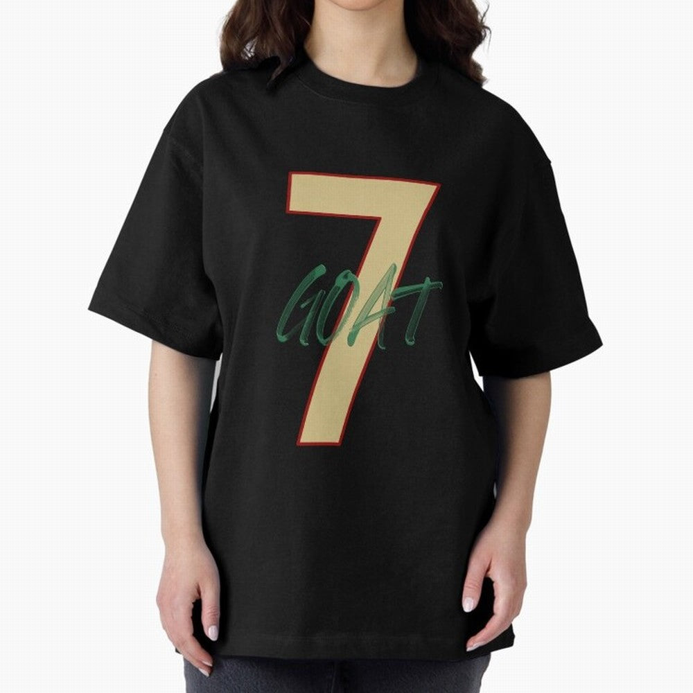 Cristiano Ronaldo 7 GOAT Football Legend Poster Art Oversized T-Shirt Stand Out with Spirit from Global Football Passion for FIFA World Cup 2026 USA Canada Mexico, Celebrating Mbappe, Netherlands, Tournament Hype, Historic Matchups, Family Viewing