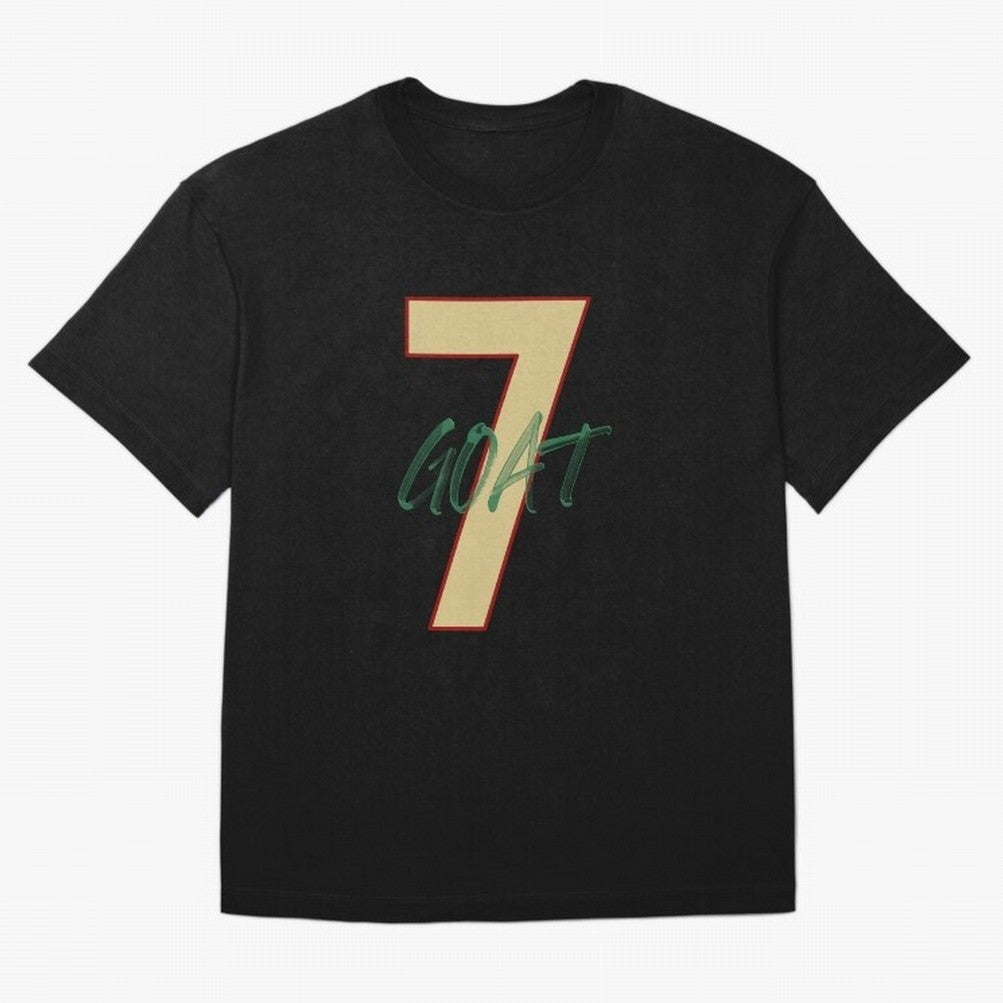 Cristiano Ronaldo 7 GOAT Football Legend Poster Art Oversized T-Shirt Stand Out with Spirit from Global Football Passion for FIFA World Cup 2026 USA Canada Mexico, Celebrating Mbappe, Netherlands, Tournament Hype, Historic Matchups, Family Viewing