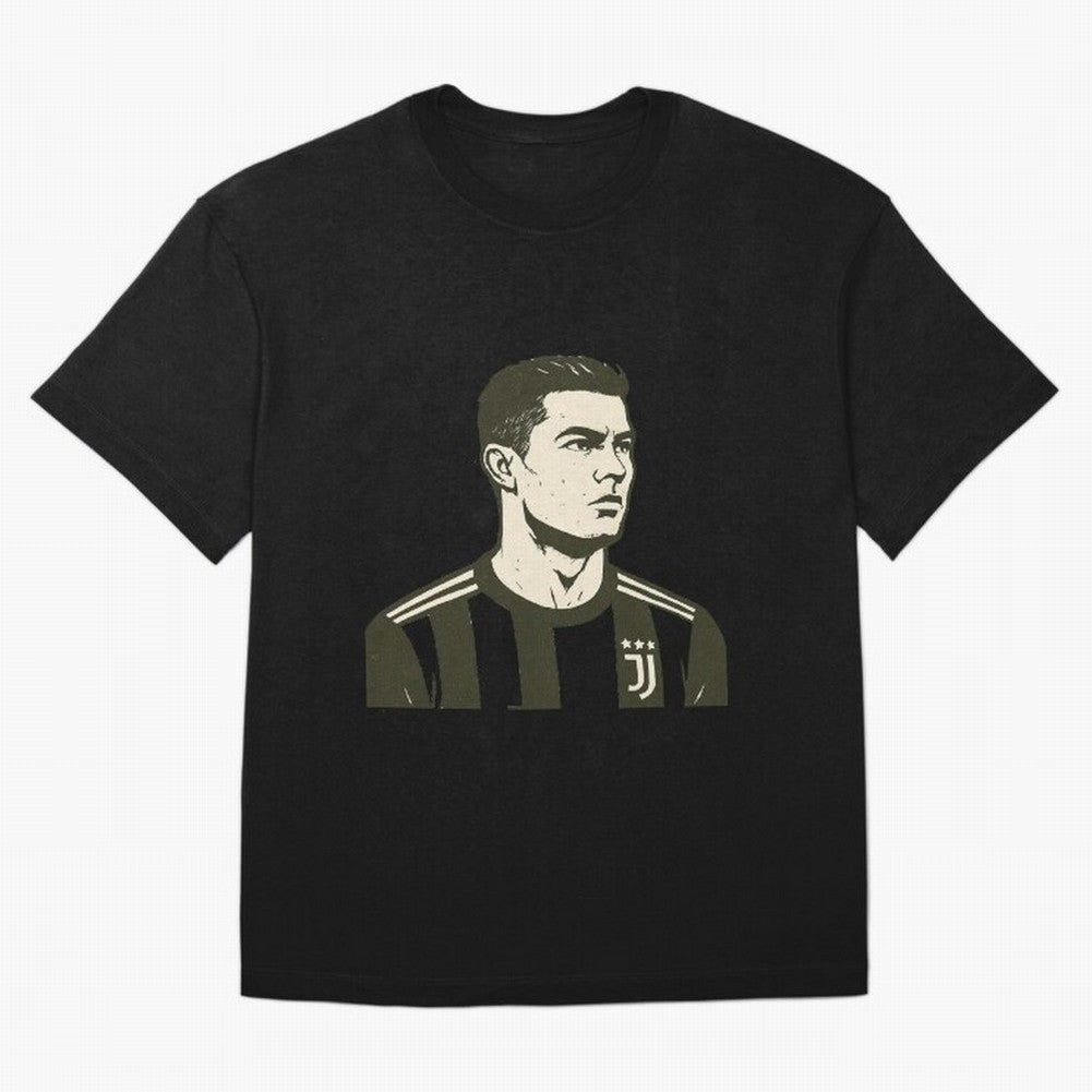 Cristiano Ronaldo Oversized T-Shirt Back the Journey through Global Football Passion for FIFA World Cup 2026 Group Stage, Highlighting Neymar, Haaland and Cristiano Ronaldo, Spain, Sports Nostalgia, International Competition, Famous Players and