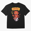 Manchester United The Red Devils Oversized T-Shirt Bring Match Day Fire to Match Day Hype around FIFA World Cup 2026, Cristiano Ronaldo, Haaland and CR7, Spain and Netherlands, Goal Celebration Energy, Supporter Heritage, Football Icons and
