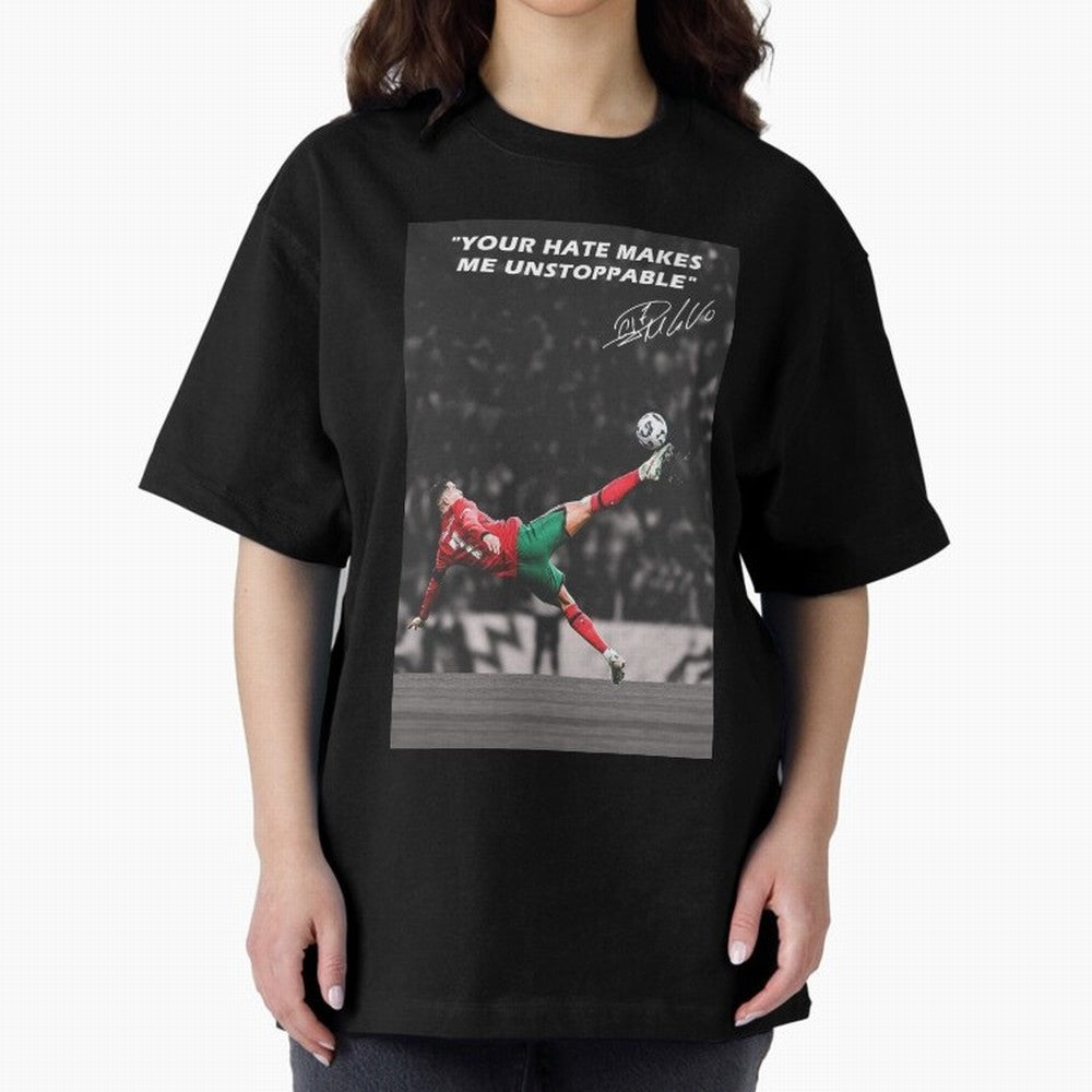 Cristiano Ronaldo Inspiration Oversized T-Shirt Bring Legendary Rivalry Energy to FIFA World Cup 2026 Celebrating Messi and Cristiano Ronaldo, Spain and Netherlands Energy, Retro Football Energy, Iconic Rivalries, Trophy Chase Drama and Stadium