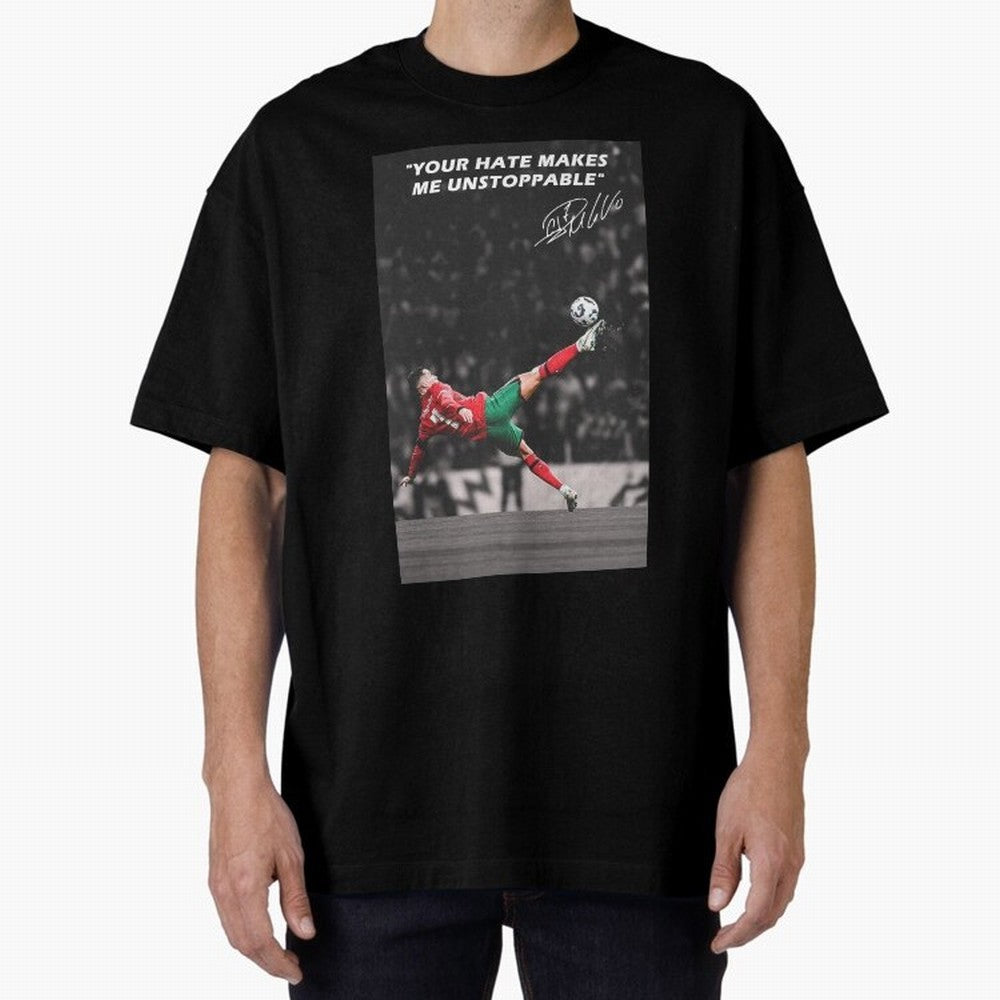 Cristiano Ronaldo Inspiration Oversized T-Shirt Bring Legendary Rivalry Energy to FIFA World Cup 2026 Celebrating Messi and Cristiano Ronaldo, Spain and Netherlands Energy, Retro Football Energy, Iconic Rivalries, Trophy Chase Drama and Stadium