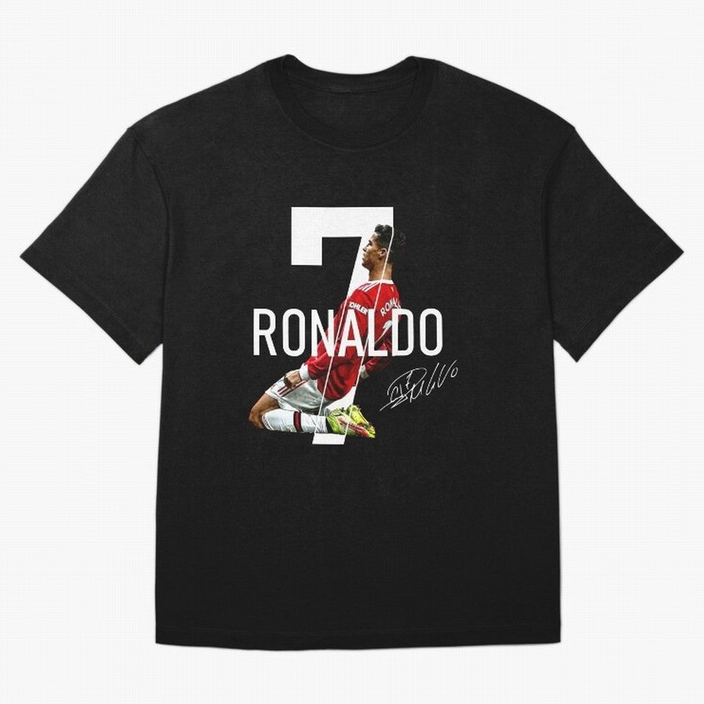 Cristiano Ronaldo - CR7 Oversized T-Shirt Support Your Favorite Stars during FIFA World Cup 2026 USA Canada Mexico for Fans of Mbappe and Brazil, Portugal and Argentina, Bringing Stadium Chants, National Pride, Trophy Dreams and Unforgettable
