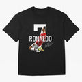 Cristiano Ronaldo - CR7 Oversized T-Shirt Support Your Favorite Stars during FIFA World Cup 2026 USA Canada Mexico for Fans of Mbappe and Brazil, Portugal and Argentina, Bringing Stadium Chants, National Pride, Trophy Dreams and Unforgettable
