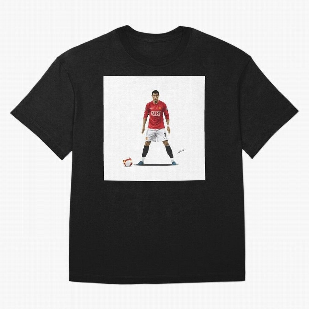 Cristiano Ronaldo CR7 Man Utd Oversized T-Shirt Treasure FIFA World Cup 2026 USA Canada Mexico Celebrating CR7 and Messi, France Energy, Stadium Chants, National Pride, Trophy Dreams and Unforgettable Football Memories; Perfect for People Who Love