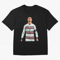 Cristiano Ronaldo Design Oversized T-Shirt Turn Every Weekend Toward FIFA World Cup 2026 USA Canada Mexico for Fans of Cristiano Ronaldo, Haaland and CR7 and England, Bringing Game Day Rituals, Football Legends, Country Pride and the Road to the
