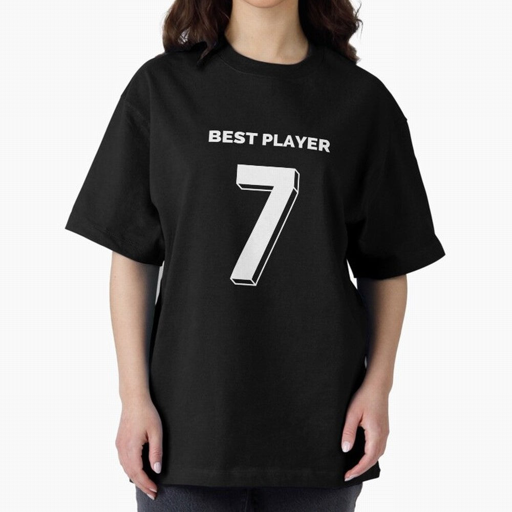 Legacy 7 Oversized T-Shirt Show Fan Pride Across Match Day Hype around FIFA World Cup 2026 USA Canada Mexico, CR7 and Messi, Brazil, Portugal and Argentina, Football Passion, Legendary Performances, Festival Vibes and Supporter Community; Built for