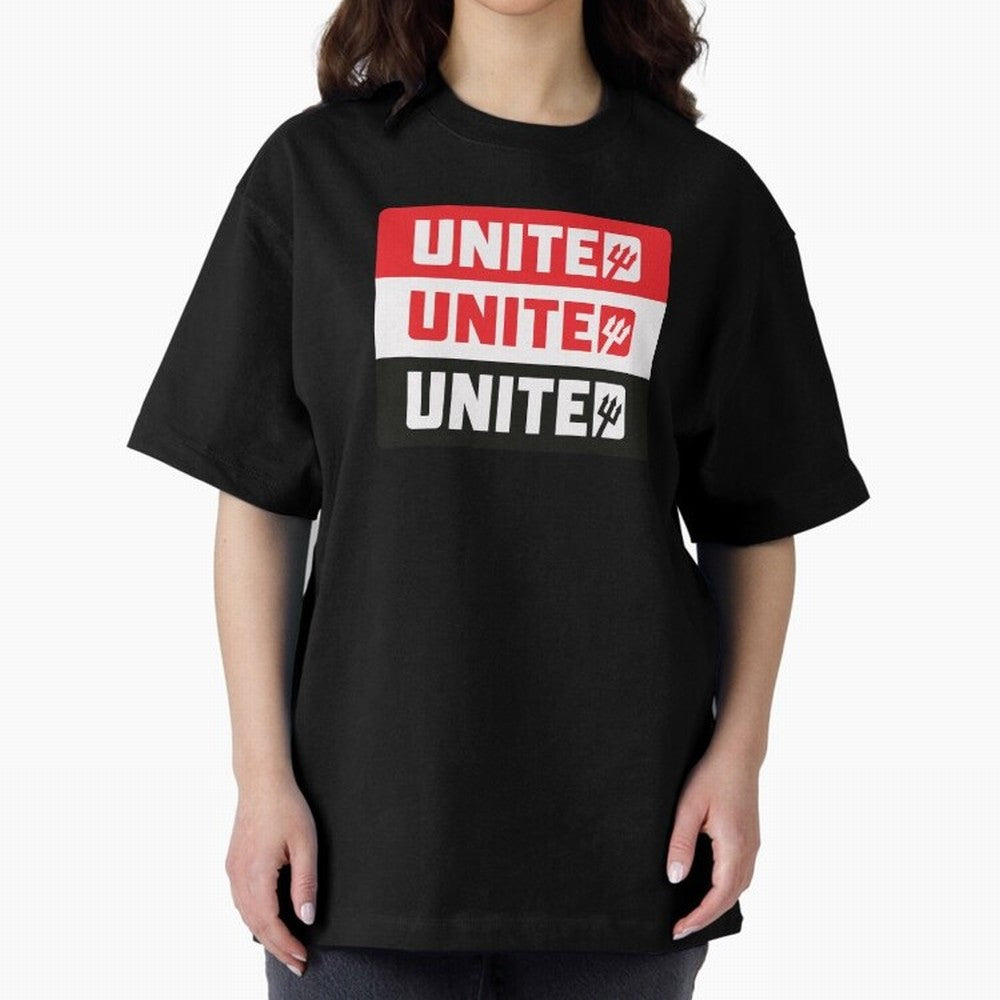 Manchester United United United Oversized T-Shirt Relive FIFA World Cup 2026 Spirit, Celebrating Portugal, Spain and Germany, Neymar, Haaland and Cristiano Ronaldo, Goal Celebration Energy, Supporter Heritage, Football Icons and Worldwide