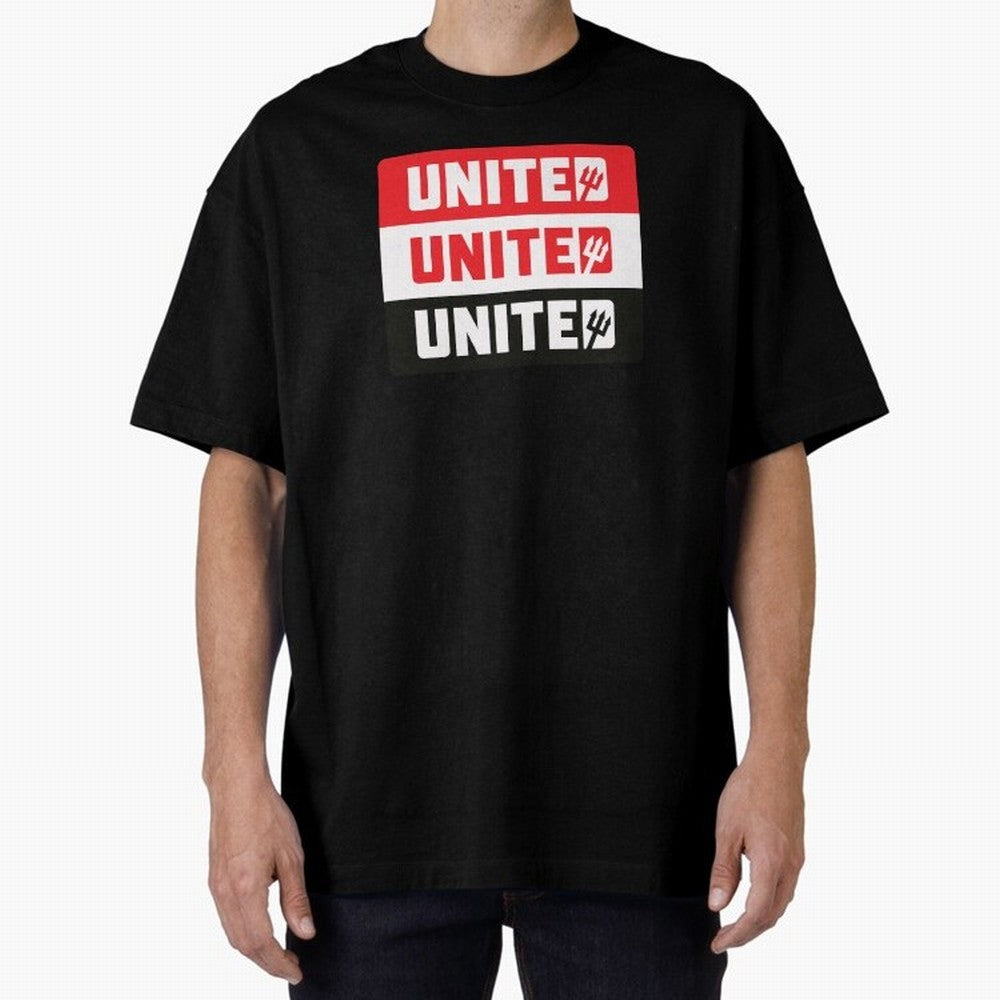 Manchester United United United Oversized T-Shirt Relive FIFA World Cup 2026 Spirit, Celebrating Portugal, Spain and Germany, Neymar, Haaland and Cristiano Ronaldo, Goal Celebration Energy, Supporter Heritage, Football Icons and Worldwide