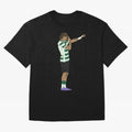 Ricardo Mangas Sporting Goal Celebration Minimalist Oversized T-Shirt Make Every Kick Count in FIFA World Cup 2026 with Cristiano Ronaldo, England and Germany Energy, Global Supporter Spirit, Legendary Goals, National Colors and Tournament