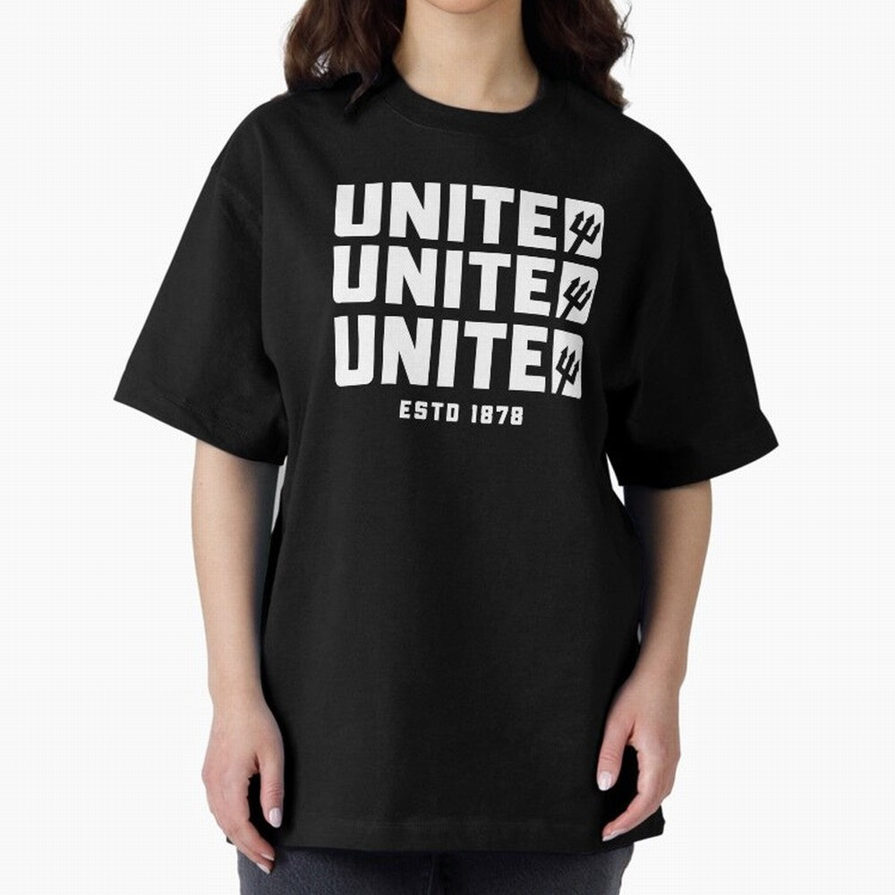 Manchester United United United Oversized T-Shirt Celebrate the Biggest Stage of FIFA World Cup 2026 Group Stage for Fans of Messi and Portugal, Bringing Soccer Culture, Superstar Moments, National Team Dreams and Competitive Fire; Perfect for