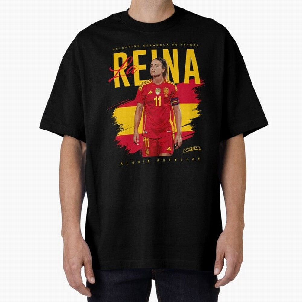 Alexia Putellas Oversized T-Shirt Make Memories around Global Football Passion for FIFA World Cup 2026 Group Stage, Filled with Messi, Neymar and Mbappe, Brazil, Worldwide Fan Energy, Dramatic Goals, Stadium Lights and Championship Celebrations;