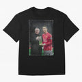Cristiano Ronaldo and Sir Alex Ferguson Oversized T-Shirt Turn Up for the FIFA World Cup 2026 Journey through Mbappe Highlights, Argentina and Brazil Pride, Vintage Soccer Flavor, Modern Football Stars, National Flags and Final Night Emotion; Great