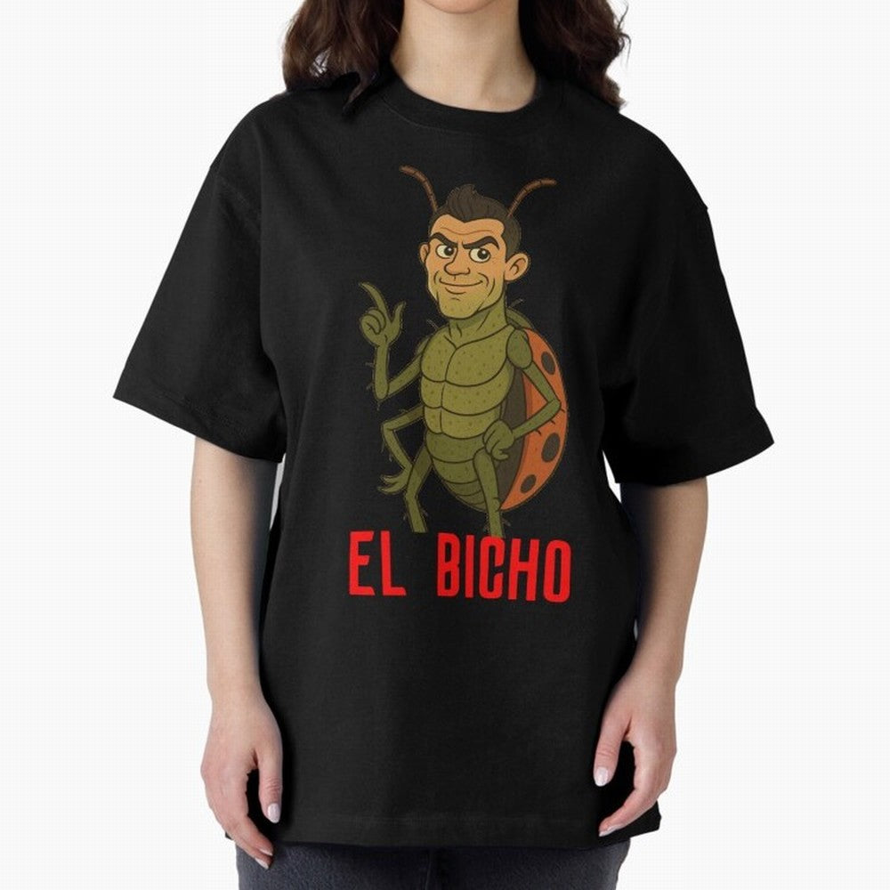Ronaldo - El Bicho Oversized T-Shirt Wear the Spirit of FIFA World Cup 2026 USA Canada Mexico Capturing Messi and Cristiano Ronaldo, Spain and Netherlands Energy, Sports Nostalgia, International Competition, Famous Players and Unforgettable