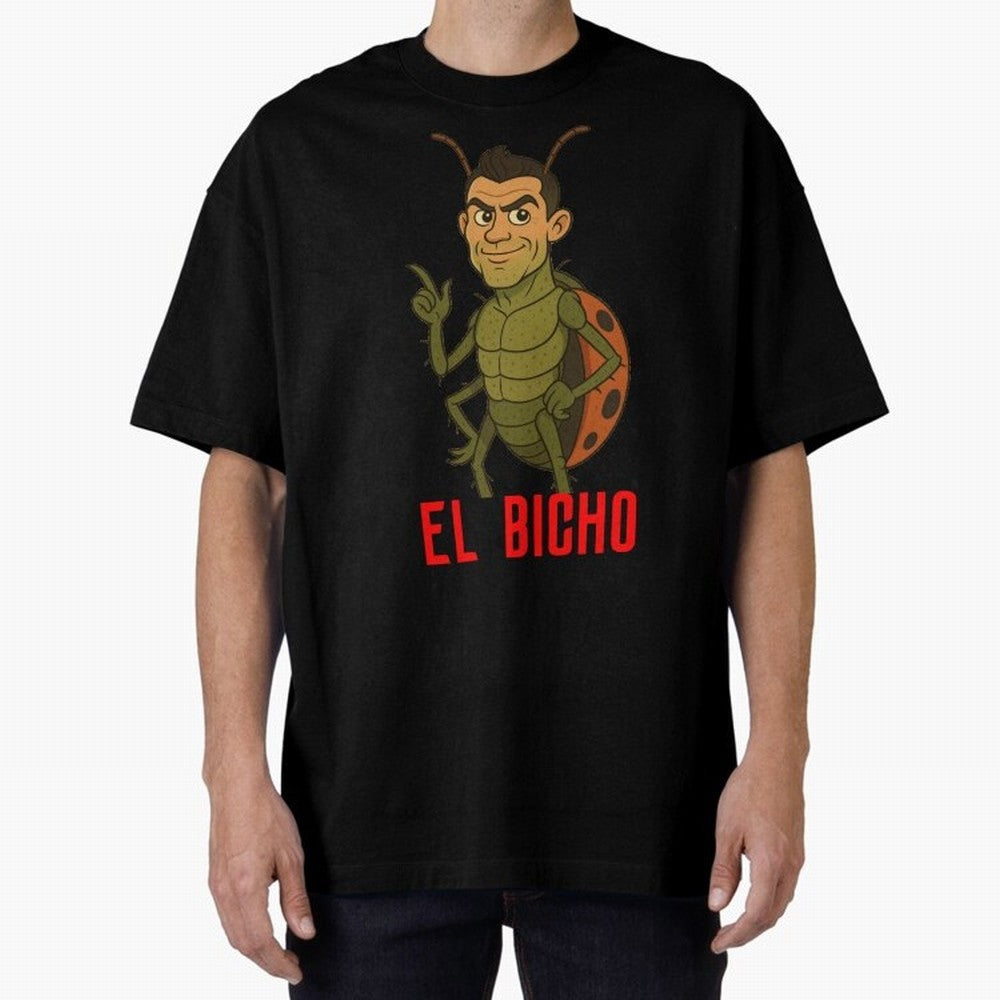 Ronaldo - El Bicho Oversized T-Shirt Wear the Spirit of FIFA World Cup 2026 USA Canada Mexico Capturing Messi and Cristiano Ronaldo, Spain and Netherlands Energy, Sports Nostalgia, International Competition, Famous Players and Unforgettable