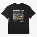 Cristiano Ronaldo CR7 Collage Oversized T-Shirt Feel the Heartbeat of FIFA World Cup 2026 USA Canada Mexico Spirit, with Brazil, Mbappe, Match Day Excitement, Supporter Culture, Golden Goals and Global Football Passion; Perfect for Fans,