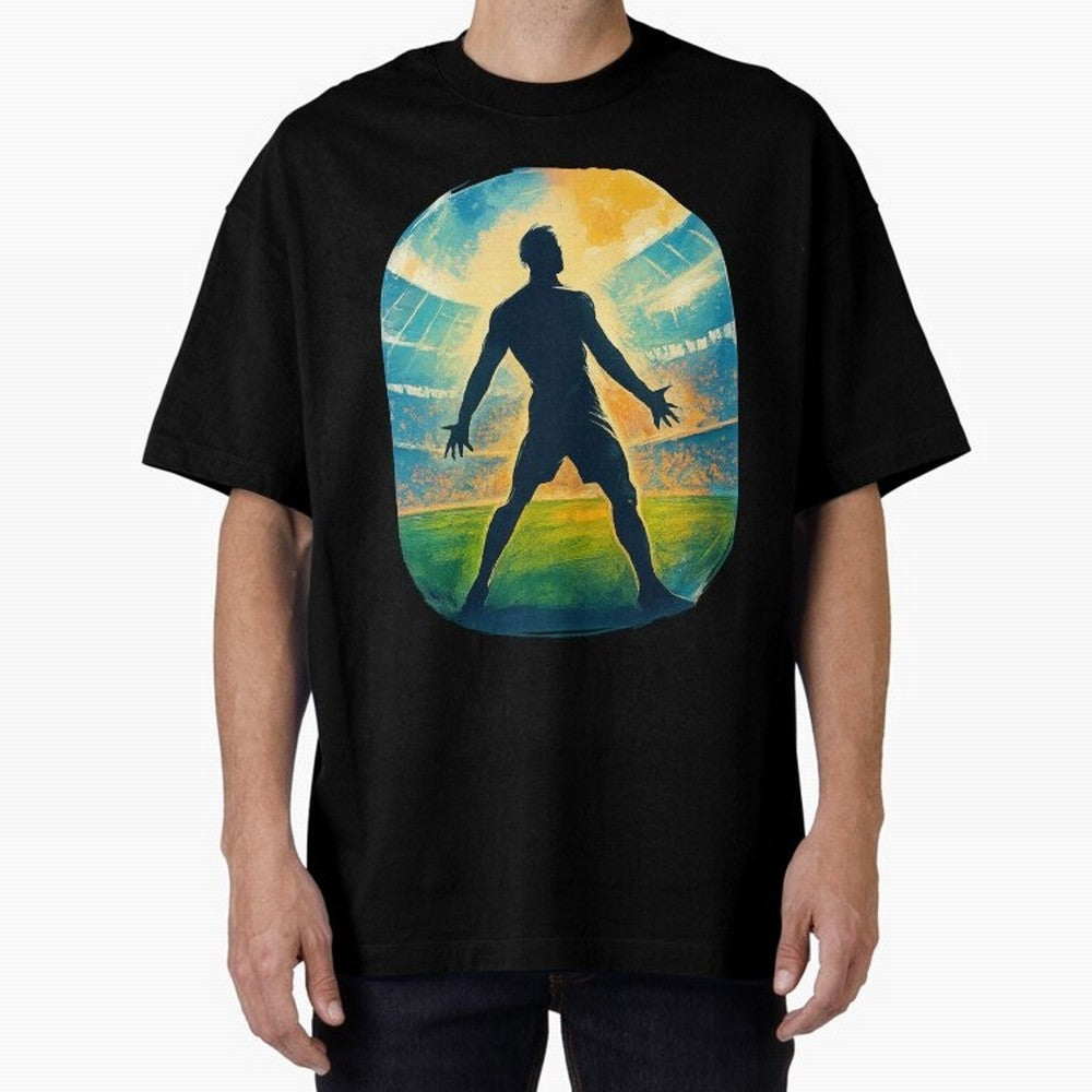 Cristiano Ronaldo CR7 Oversized T-Shirt Discover the FIFA World Cup 2026 Group Stage Journey through Messi Highlights, Argentina, France and Brazil Pride, Sports Nostalgia, International Competition, Famous Players and Unforgettable Victories;