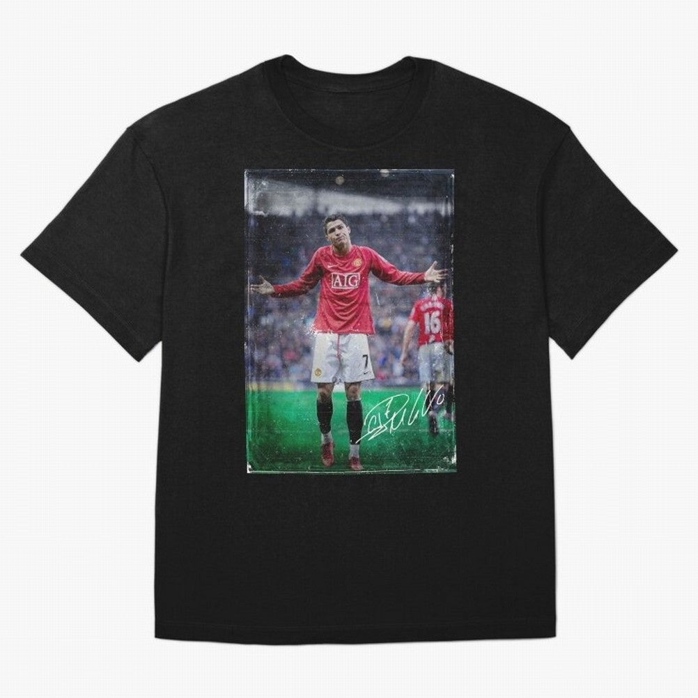 Cristiano Ronaldo Oversized T-Shirt Embrace Match Day Hype around FIFA World Cup 2026 USA Canada Mexico, Cristiano Ronaldo, Portugal, Football History, Final Match Energy, Crowd Noise and Once in a Lifetime Moments; Ideal for Fans Who Follow Messi,