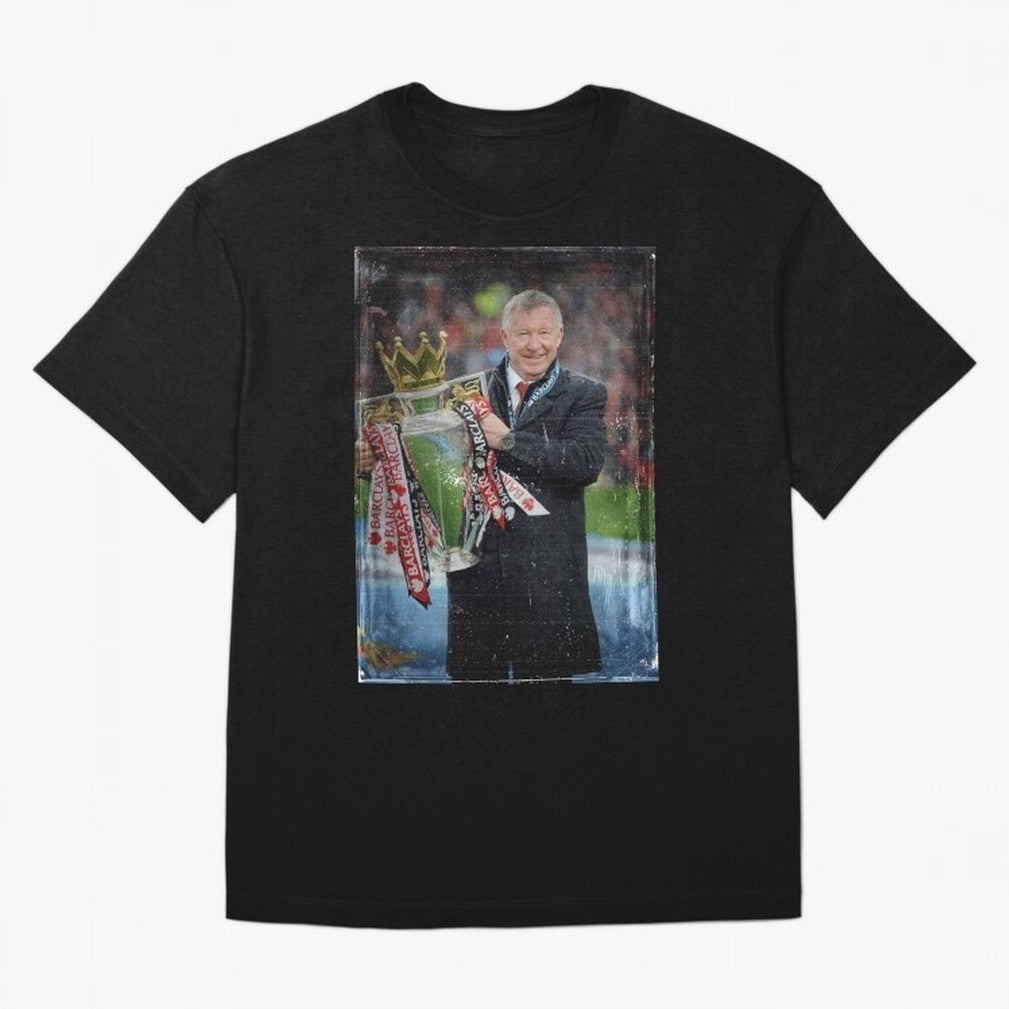 Sir Alex Ferguson Champion Oversized T-Shirt Celebrate Unforgettable Nights in FIFA World Cup 2026 Group Stage Spirit, Capturing England, France and Netherlands, Messi, Neymar and Mbappe, Goal Celebration Energy, Supporter Heritage, Football Icons