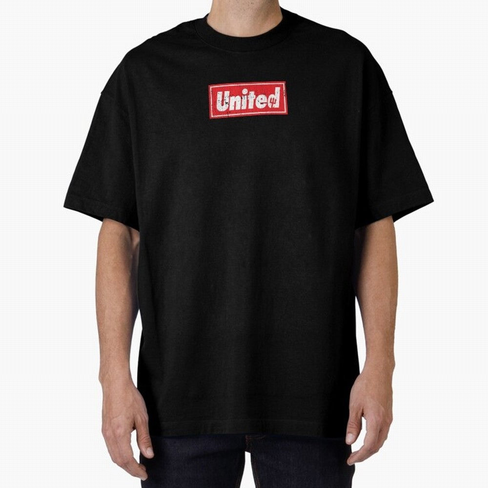 Manchester United Oversized T-Shirt Show Your Love for the FIFA World Cup 2026 Group Stage Journey through Cristiano Ronaldo Highlights, England and Germany Pride, Retro Football Energy, Iconic Rivalries, Trophy Chase Drama and Stadium Atmosphere;