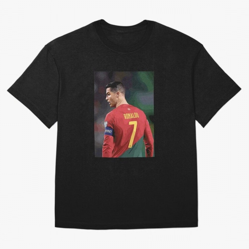 Cristiano Ronaldo Oversized T-Shirt Celebrate Fan Culture around Match Day Hype around FIFA World Cup 2026 Group Stage, Cristiano Ronaldo, Haaland and CR7, Germany, Supporter Pride, Iconic Celebrations, Legendary Names and Global Match Day Energy;