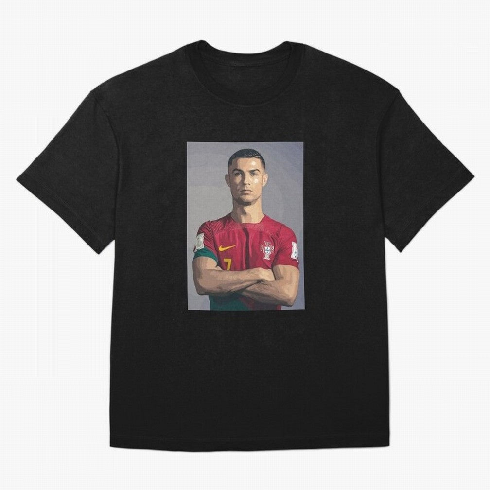 Cristiano Ronaldo Oversized T-Shirt Bring Home the FIFA World Cup 2026 Group Stage Journey through CR7 and Messi Highlights, Argentina, France and Brazil Pride, Worldwide Fan Energy, Dramatic Goals, Stadium Lights and Championship Celebrations;