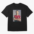 Cristiano Ronaldo Oversized T-Shirt Bring Home the FIFA World Cup 2026 Group Stage Journey through CR7 and Messi Highlights, Argentina, France and Brazil Pride, Worldwide Fan Energy, Dramatic Goals, Stadium Lights and Championship Celebrations;