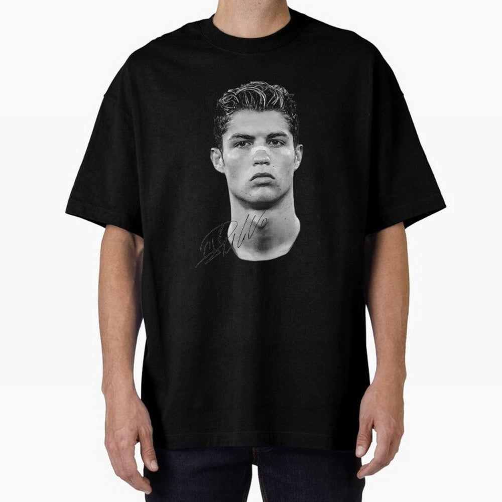 Cr7 - Streetwear Clothing Oversized T-Shirt Follow the Road to the FIFA World Cup 2026 USA Canada Mexico Journey through Haaland and Mbappe Highlights, England and Germany Pride, Tournament Hype, Historic Matchups, Family Viewing Parties and Global