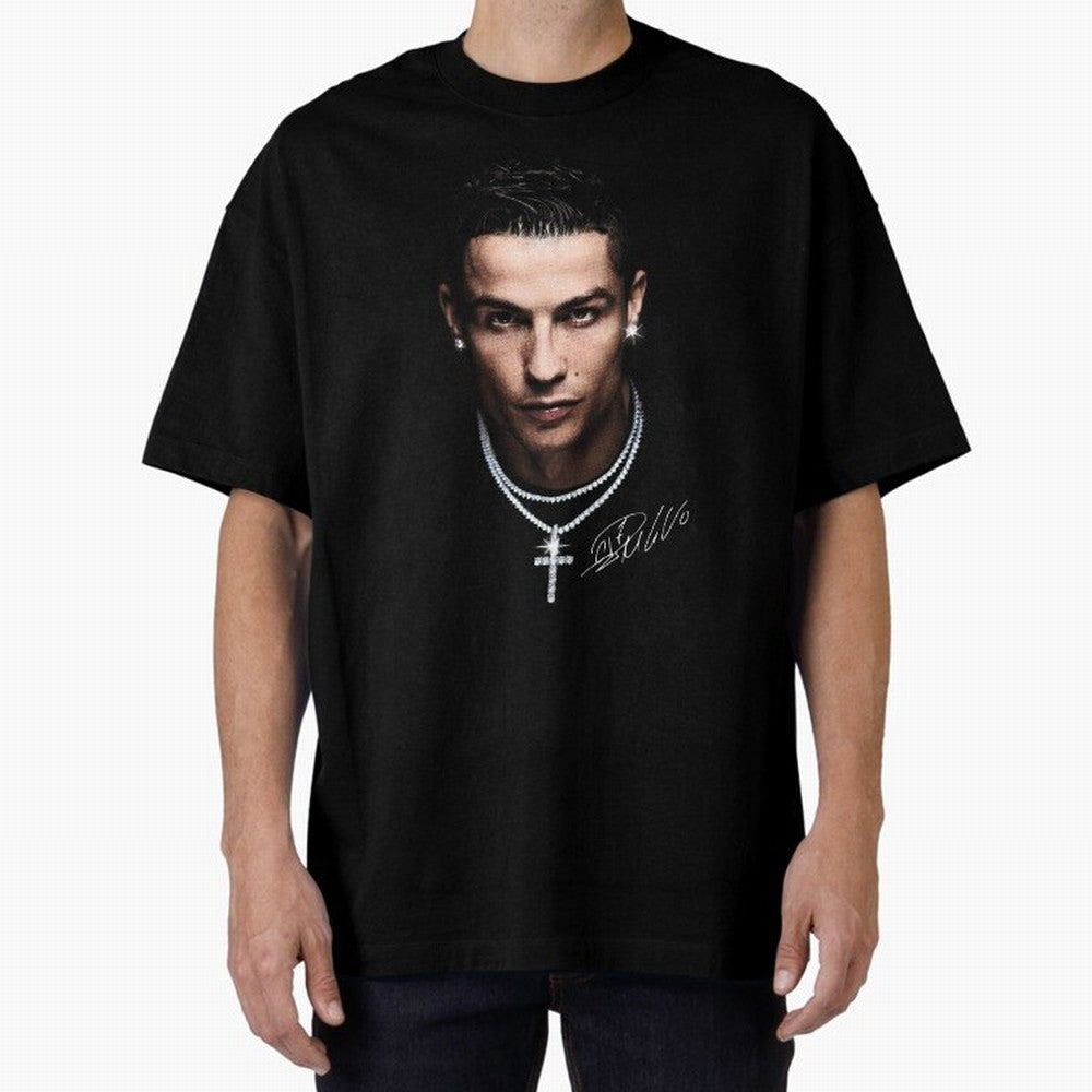 CR7 - Streetwear Clothing | Oversized T-Shirt Show Passion for the Stars of FIFA World Cup 2026 Group Stage Highlighting Neymar, Germany Energy, Goal Celebration Energy, Supporter Heritage, Football Icons and Worldwide Tournament Joy; Perfect for