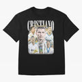 Cr7 Vintage Tribute: Soccer Legend Collage | Limited Edition Oversized T-Shirt Show Championship Spirit for FIFA World Cup 2026 USA Canada Mexico Centered on Messi and Cristiano Ronaldo, Netherlands Energy, Global Supporter Spirit, Legendary Goals,
