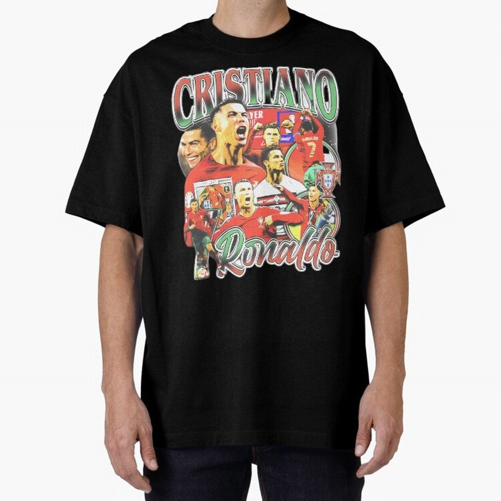 Cristiano Ronaldo Oversized T-Shirt Relive FIFA World Cup 2026 Group Stage Celebrating CR7, England Energy, Game Day Rituals, Football Legends, Country Pride and the Road to the Final; Made for Collectors Who Enjoy Iconic Players, Country Pride,