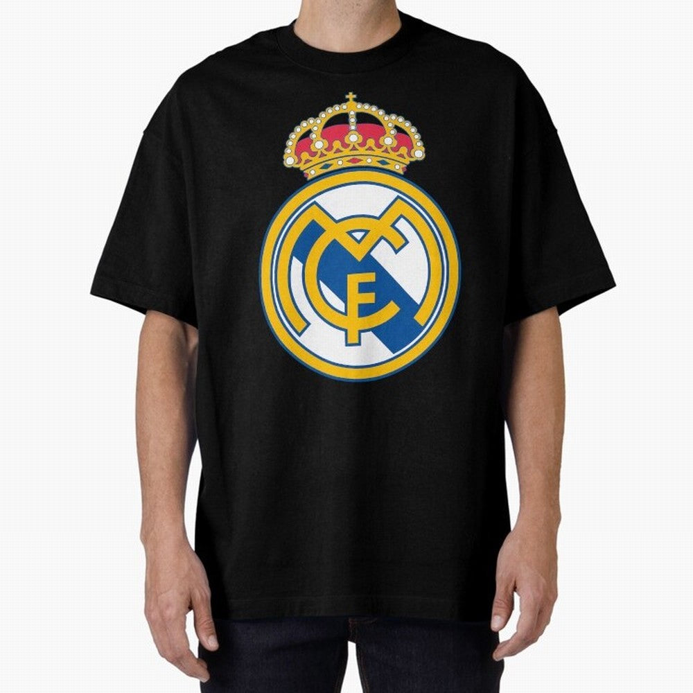 The Madrid CF Oversized T-Shirt Make Every Kick Count in FIFA World Cup 2026 Spirit, Celebrating Spain and Netherlands, Cristiano Ronaldo, Classic Soccer Heritage, Championship Pressure, Fan Loyalty and International Pride; Built for Supporters