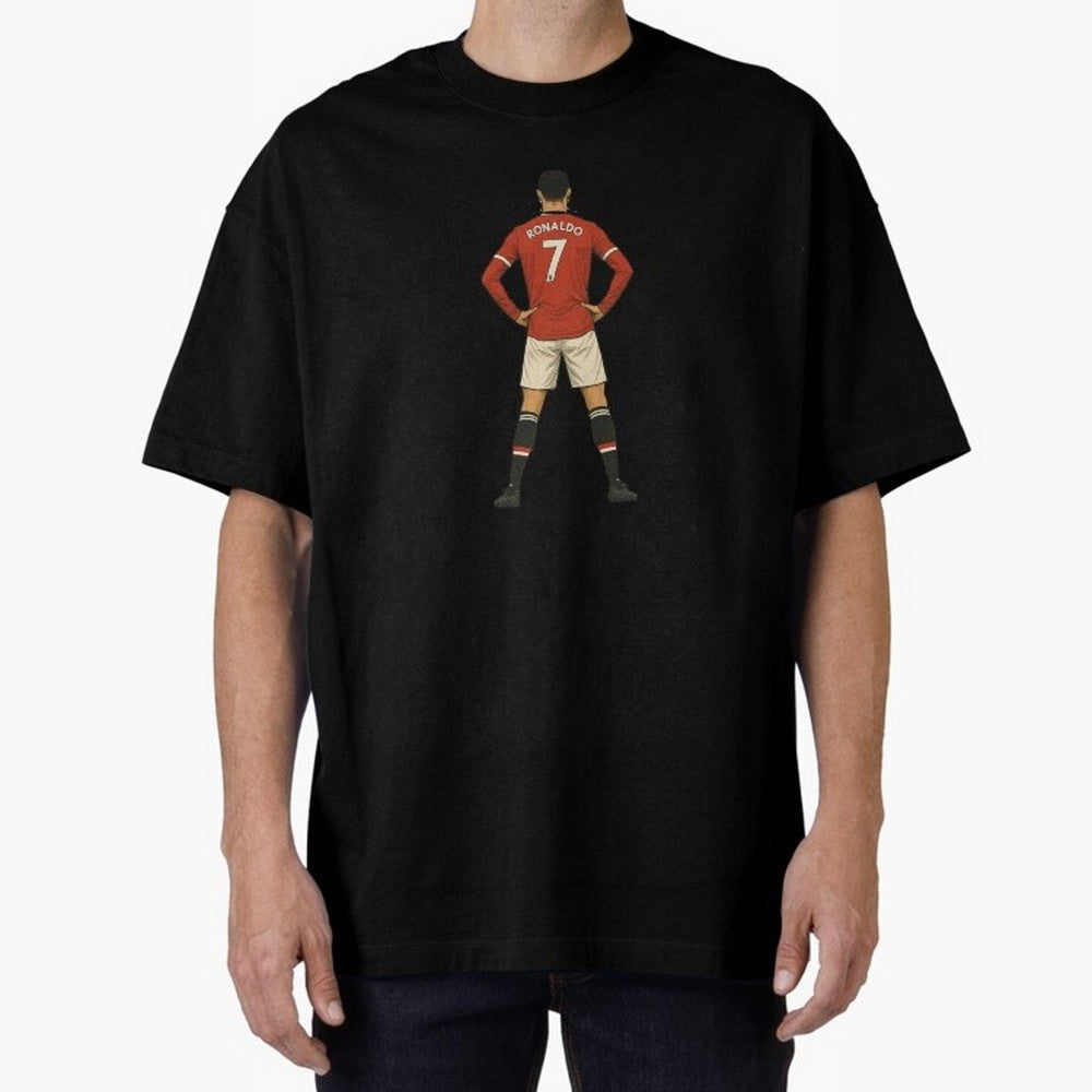 Ronaldo Oversized T-Shirt Bring Trophy Dreams to the FIFA World Cup 2026 Group Stage Journey through Mbappe Highlights, Spain Pride, Stadium Chants, National Pride, Trophy Dreams and Unforgettable Football Memories; Made for Collectors Who Enjoy