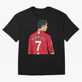 Cristiano Ronaldo Oversized T-Shirt Make Game Day About FIFA World Cup 2026 with Cristiano Ronaldo, Argentina, France and Brazil Energy, Supporter Pride, Iconic Celebrations, Legendary Names and Global Match Day Energy; Great for Watch Parties,
