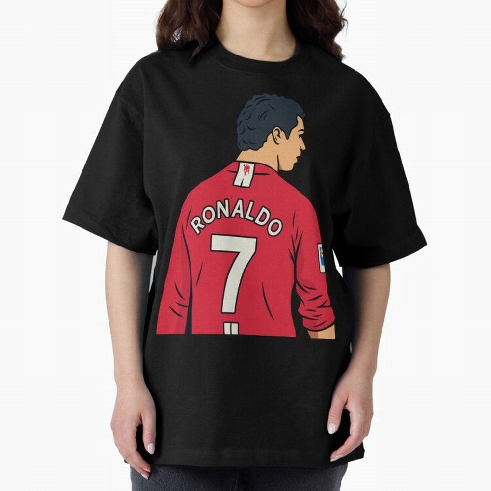 Cristiano Ronaldo Oversized T-Shirt Make Game Day About FIFA World Cup 2026 with Cristiano Ronaldo, Argentina, France and Brazil Energy, Supporter Pride, Iconic Celebrations, Legendary Names and Global Match Day Energy; Great for Watch Parties,