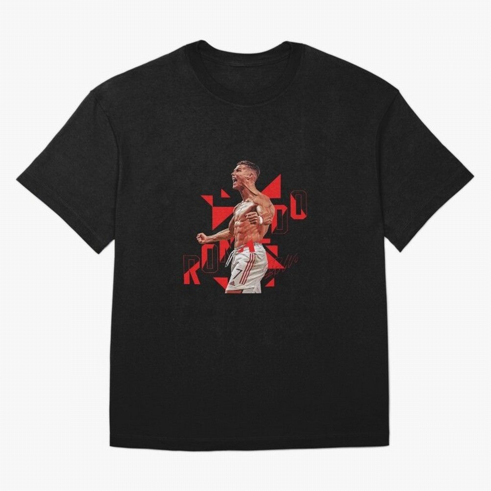 Cristiano Ronaldo Oversized T-Shirt Celebrate the Next Chapter of FIFA World Cup 2026 USA Canada Mexico for Fans of Cristiano Ronaldo and England, France and Netherlands, Bringing Champion Mindset, Group Stage Buzz, Knockout Tension and Passionate