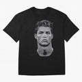 Retro Football Legend Portrait Illustration For Men And Gift For Soccer Fans Oversized T-Shirt Turn Football Passion into FIFA World Cup 2026 USA Canada Mexico Celebrating Haaland and Mbappe, Netherlands Energy, Vintage Soccer Flavor, Modern