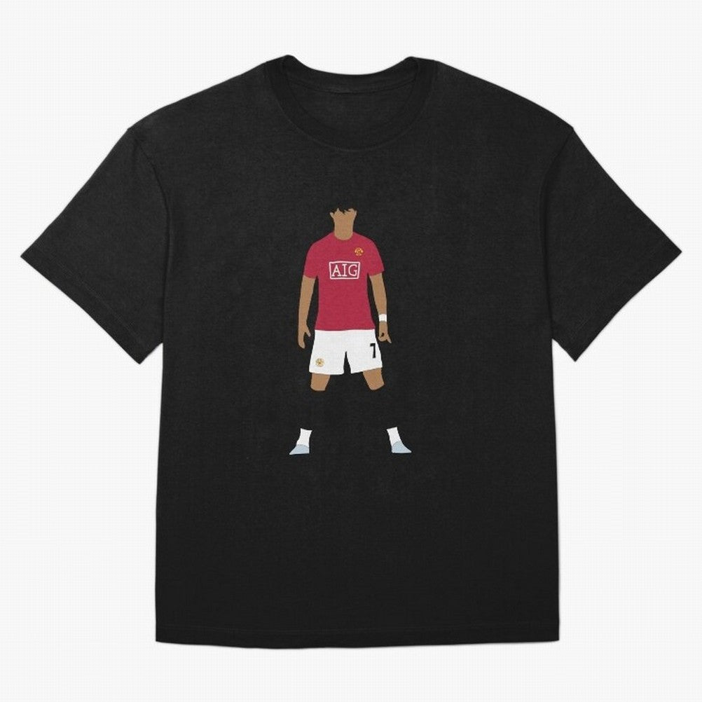 Cristiano Ronaldo Iconic Stance Fan Art Oversized T-Shirt Experience the Global Stage of Match Day Hype around FIFA World Cup 2026 Group Stage, Messi and Cristiano Ronaldo, Portugal, Spain and Germany, Fan Favorite Moments, National Team Passion,