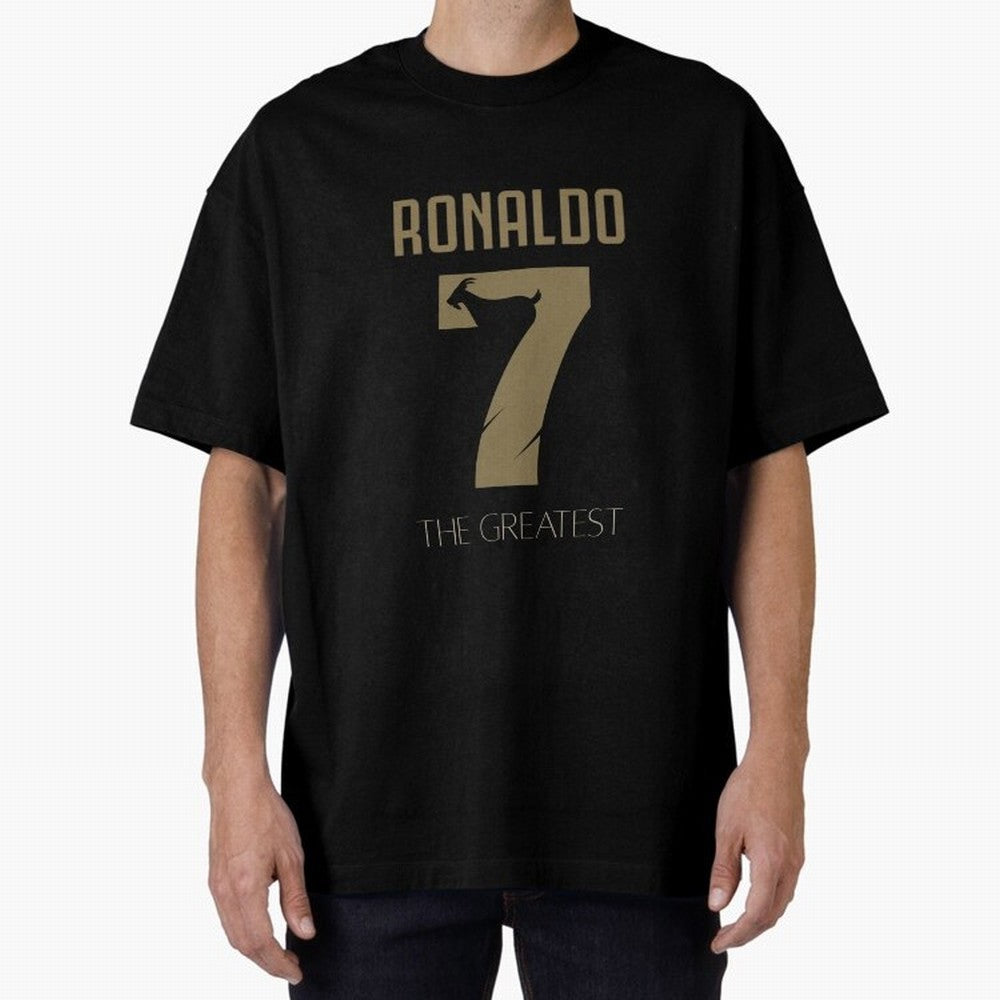 Cristiano Ronaldo Oversized T-Shirt Wear the Spirit of FIFA World Cup 2026 for Fans of CR7 and Messi and France, Bringing Vintage Soccer Flavor, Modern Football Stars, National Flags and Final Night Emotion; Perfect for Fans, Collectors, Family