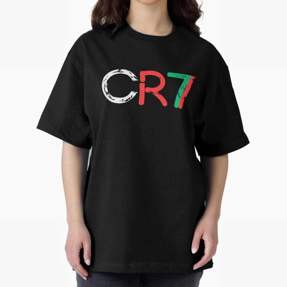CR7 Portugal Colors Poster For Football Fans, Gift For Soccer Lovers Oversized T-Shirt Bring Global Tournament Vibes to the FIFA World Cup 2026 Journey through Messi, CR7 and Mbappe Highlights, Portugal, Spain and Germany Pride, Champion Mindset,