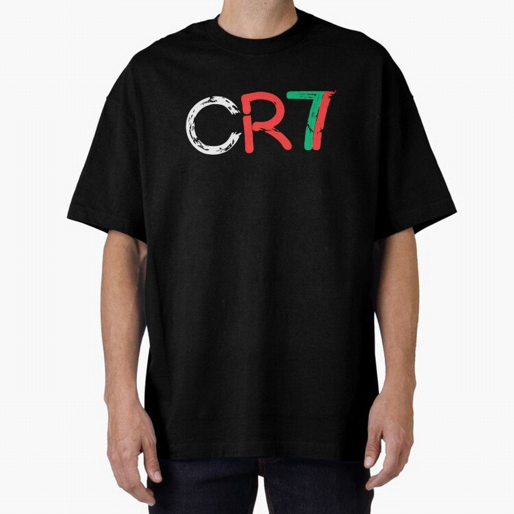 CR7 Portugal Colors Poster For Football Fans, Gift For Soccer Lovers Oversized T-Shirt Bring Global Tournament Vibes to the FIFA World Cup 2026 Journey through Messi, CR7 and Mbappe Highlights, Portugal, Spain and Germany Pride, Champion Mindset,