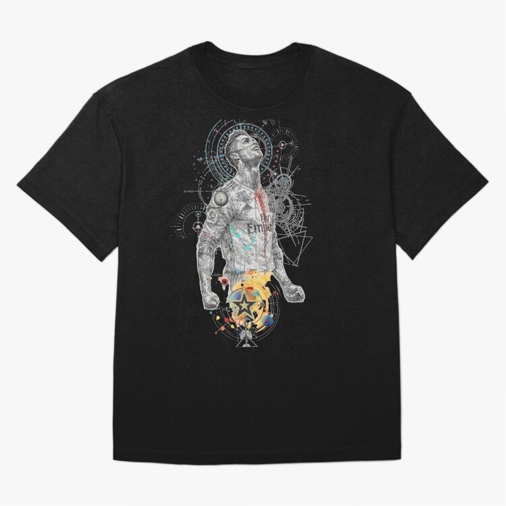 Cristiano Ronaldo Football Playmaker Oversized T-Shirt Carry the Dream of the FIFA World Cup 2026 USA Canada Mexico Journey through Cristiano Ronaldo Highlights, Argentina and Brazil Pride, Worldwide Fan Energy, Dramatic Goals, Stadium Lights and