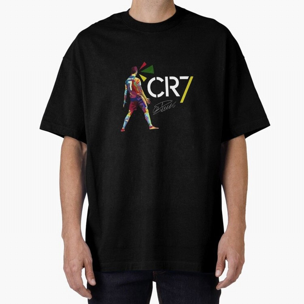 Cr7 Cristiano Ronaldo Signature Classic Oversized T-Shirt Follow Every Goal of Match Day Hype around FIFA World Cup 2026 Group Stage, CR7, Spain, Game Day Rituals, Football Legends, Country Pride and the Road to the Final; Perfect for People Who