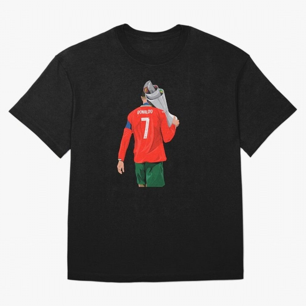 Cristiano Ronaldo Campion Oversized T-Shirt Make Game Day About FIFA World Cup 2026 USA Canada Mexico Capturing Mbappe and Neymar, Brazil Energy, Football History, Final Match Energy, Crowd Noise and Once in a Lifetime Moments; Great for Supporters