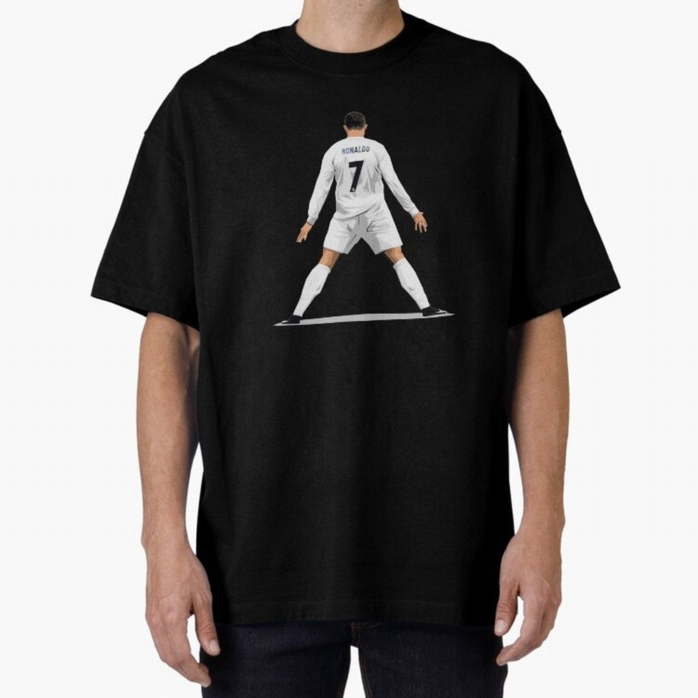 Cristiano Ronaldo Oversized T-Shirt Step into Match Day Hype around FIFA World Cup 2026, CR7, Germany, Global Supporter Spirit, Legendary Goals, National Colors and Tournament Celebration; Perfect for People Who Love Argentina, Brazil, France,