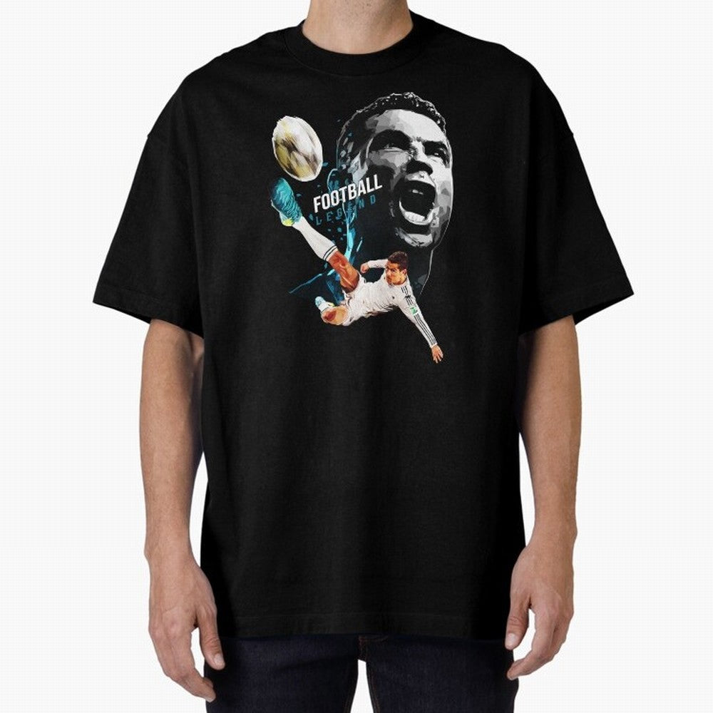 Cristiano Ronaldo Oversized T-Shirt Bring Global Tournament Vibes to Match Day Hype around FIFA World Cup 2026 Group Stage, CR7 and Messi, England, Football Festival Excitement, Trophy Ambitions, Country Rivalries and Star Player Buzz; Great for