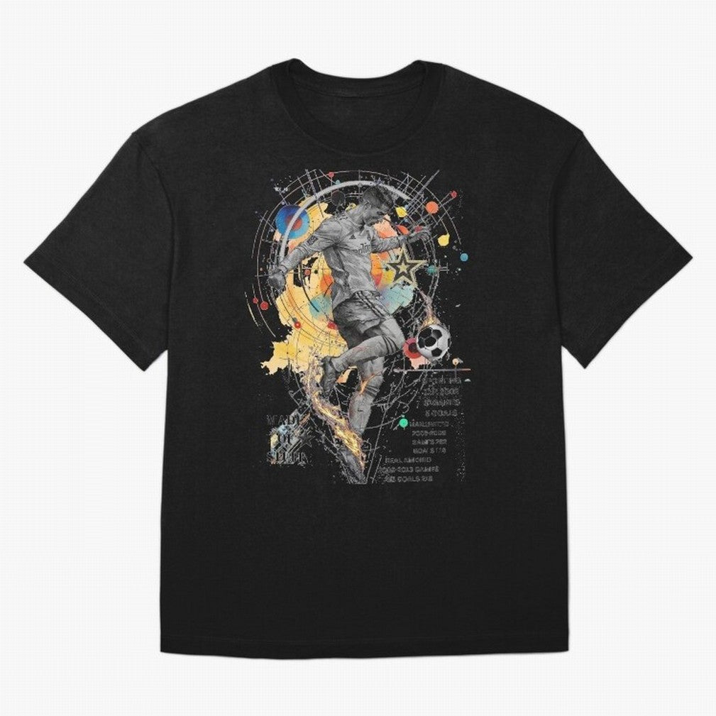 Cristiano Ronaldo Football Playmaker Oversized T-Shirt Carry National Pride through FIFA World Cup 2026 USA Canada Mexico Spirit, Driven by Spain, Neymar, Haaland and Cristiano Ronaldo, Stadium Memories, Football Loyalty, International Chants and